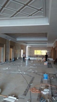 河南史丹利集團招待酒店3855㎡裝修工地圖_現場施工圖文直播